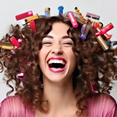 Loki na papiloty - jak kręcić włosy na papiloty, efekt curly girl